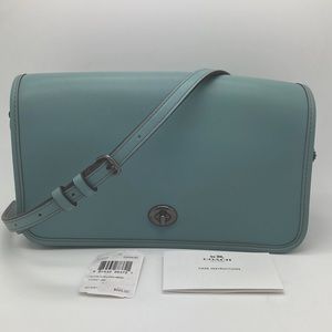 Coach Glovetanned leather crossbody bag - Dark Cloud Blue